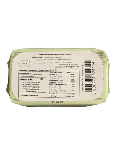 Cantara Creative Sardines in Organic EVOO - 6 Pack - TinCanFish